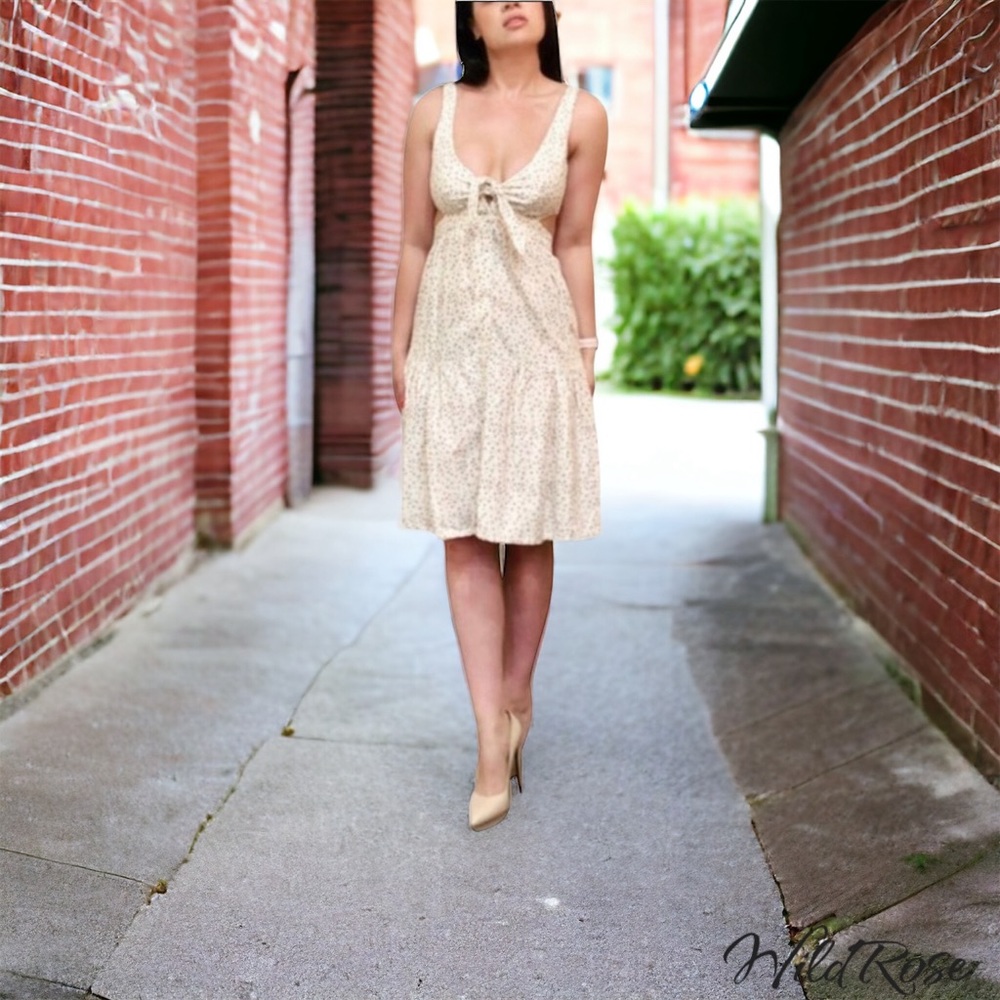 McGuire Floral Linen Palizzi Dress, Anthropologie